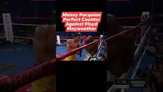 Manny Pacquiao perfect counter against Floyd  Mayweather #boxingfans #boxing #boxer #boxingtraining