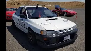First Autocross of 2022, Sideways Wheel spinning FWD nuttiness! | Project Yellow Birb
