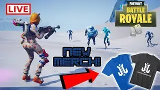 FORTNITE ICE STORM CHALLENGES!! BRAND NEW MERCH AVAILABLE!!