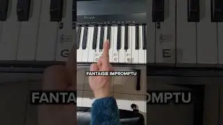 Fantaisie Impromptu 🎹 Right Hand (SUPER EASY Piano Tutorial) Part 1 | #lesson #piano #learn #chopin