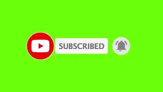 #animasitombolsubscribegreenscreen animasi tombol subscribe green screen