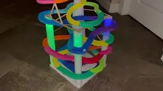 Rainbow Marble Roller Coaster