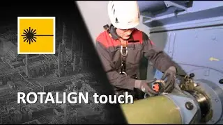 Центровка генератора в ветрогенераторе с помощью ROTALIGN touch от компании PRUFTECHNIK