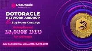 ✅[AIRDROP] Hướng Dẫn Nhận 250 $DTO Dự &Aacute;n DotOracle Hệ POLKADOT.