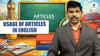 USAGE OF ARTICLES IN ENGLISH | BY MR. G. VIJAY SIMHA || MLRITM