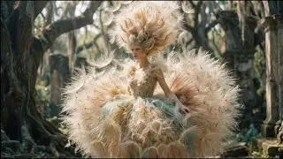 AI music video*Natural dress fashion show