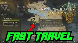 How to FAST TRAVEL in MONSTER HUNTER WILDS!