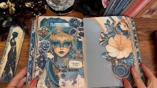 Split Image Flap Page | Gothic Art Deco Collage | ASMR Tutorial | Style 1 #thegingerbreadprints