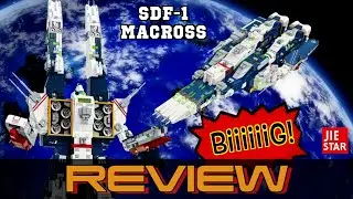 Macross SDF1 by Jie Star Review - The review of the SDF-1 made of Lego...or rather, of bricks