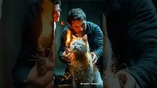 Quick Rescue of a Cat Covered in Barnacles #animals #wildlife #shorts  #polarbear #barnacles #cat