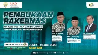 Pembukaan Rakernas | Majelis Pustaka Dan Informasi Pimpinan Pusat Muhammadiyah