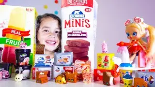 Opening the NEW Shopkins Real Littles with Ashlynn + Fun Skit!