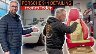 Porsche 911 Detailing | #7 | Die RECARO Sitze Leder-Aufbereitung | Michael Peschel & Sascha Grobe