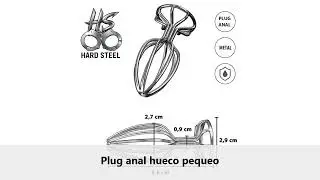 Plug Anal Hueco Peque&ntilde;o 🌟🍑 | Discreto y Perfecto para Principiantes