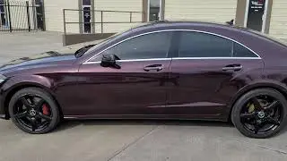 Mercades Wrapped in 3m Gloss Black Cherry