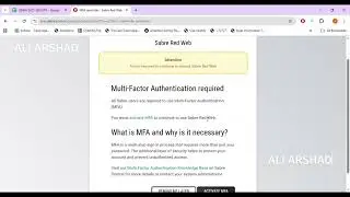 HOW TO SETUP 2 MFA ON SBRE RED 360