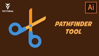 How to make a scissors in Adobe Illustrator - Pathfinder Tool