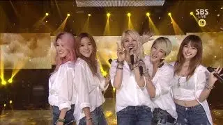 Спика, «Две ночи» зрелости более популярны @ Inkigayo 130922