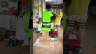 Trial Giling Limbah Degan Kelapa Muda Saringan 5mm, Pakai Mesin Crusher Plastik Tipe GX-30 #cocopeat