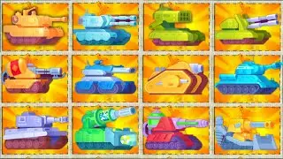 Tank Stars - All Tanks & Weapons Abilities [Max Level]