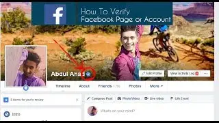 How to Verify Facebook Account And Page 2018, New tutorial, by vevo friend