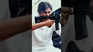 Bheemla Nayak Gun Shoot Exclusive Video | Pawan Kalyan Gun Fire #Bheemlanayak