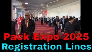 Pack expo S Hall registration- LINES!