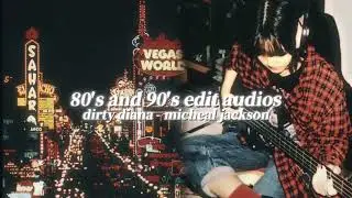 80's & 90's edit audios cause it's the best era + timestamps!! #editaudioscompilation