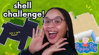 Can I Turn Lil Simsie's Pig Shell into a Cute House? | Build Challenge