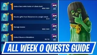 Fortnite Complete WEEK 0 Quests - How to EASILY Complete WEEK 0 Challenges in Chapter 6 Season 2