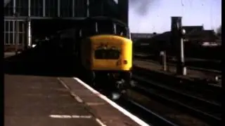 Darlington top bank railway station 70's pre-tops