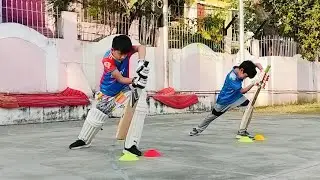 Batting Practise Front foot defence shadow drill 🏏 || @ThePacersalley09  #cricket #cricketshorts ||