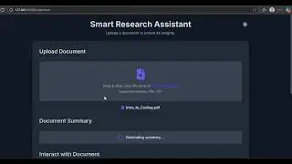 Smart Research Assistant