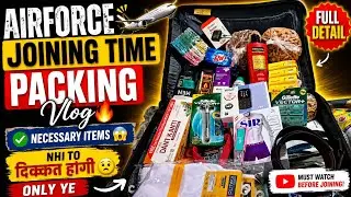 Air Force Joining Day Packing 2026🧳 | Must-Have Items Before Training😱