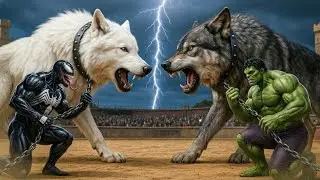 White Wolf vs Black Wolf &ndash; Venom & White Wolf Epic Arena Battle | Who Will Win Today&rsquo;s Fight?
