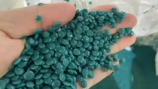 Squeezed PP PE film pelletizing machine high efficient 2