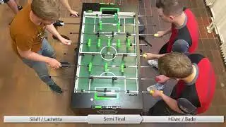Kickereck Open | Semi Final - Lachetta / Silaff vs H&uuml;we / Bade | Tablesoccer.TV