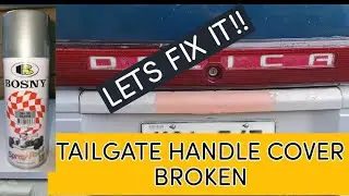 Broken Mitsubishi Delica Tailgate Handle Cover. Remedy and saves money! @bosnyofficial