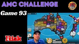 All Maps Cap Challenge Game 93 | New Zealand & Australia Advanced | Risk #amcchallenge