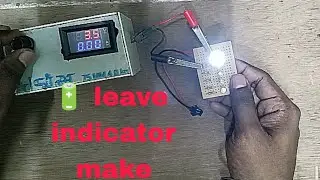 How to make 12v battery level indicator in Tamil