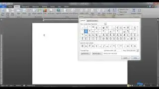 How to Insert ASCII in Word 2007 / 2010