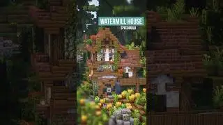 Minecraft | Cute Medieval Watermill House - Speedbuild Cinematic