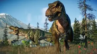 T-Rex dinosaur attack Jurassic world movies