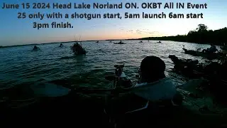June 15 2024 OKBT Head Lake All In Bass Tournament.