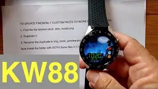 Примеры циферблатов на смарт-часах Kingware KW88 ПОСЛЕ обновления прошивки от 11.01.2017.