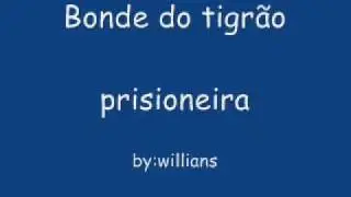 bonde do tigr&atilde;o - prisioneira