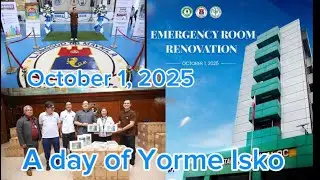 A DAY OF YORME ISKO: RENOVATION, REOPENING, DONATION 10/01/25