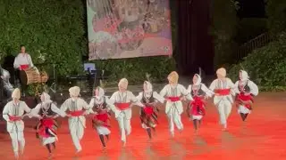 Balkan super fast-paced folk dance performance during the 33rd folklore festival 2025 in Varna