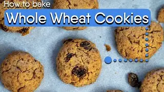 How to make Vegan Cookies/Whole Wheat Sultana Biscuits | Not Only Carrots vegan cooking show
