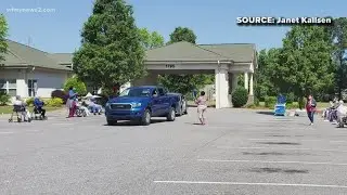 Drive-by parade held for senior residents in High Point